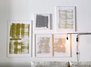 DIY-wanddecoratie: abstract schilderij op canvas