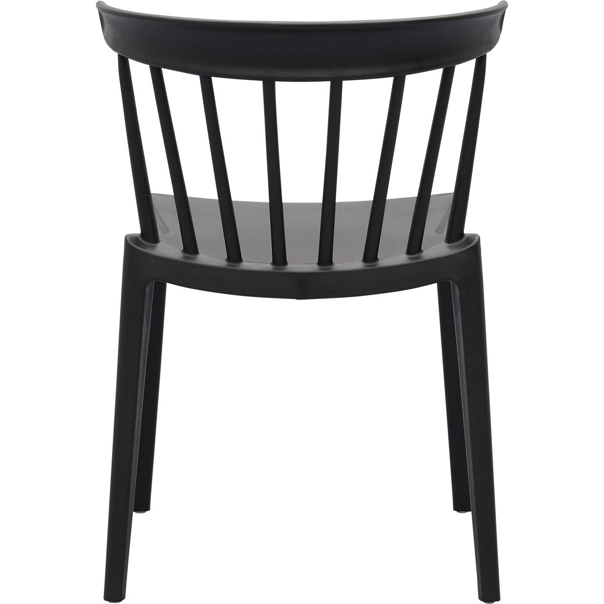 Spijlenstoel Bliss Zwart Outdoor