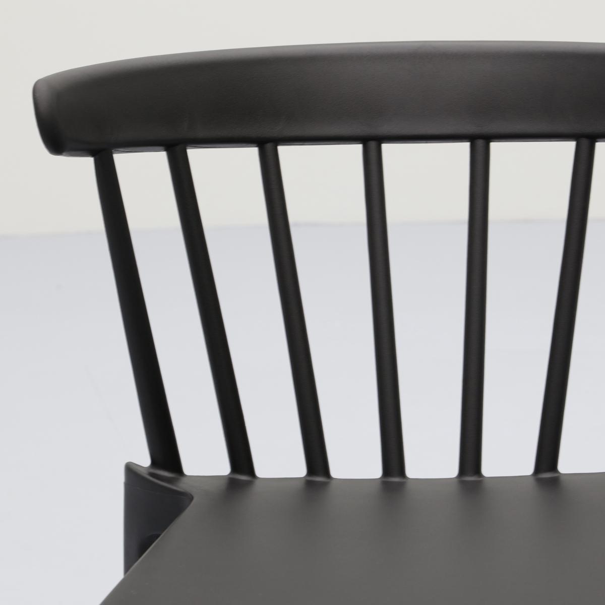 Spijlenstoel Bliss Zwart Outdoor