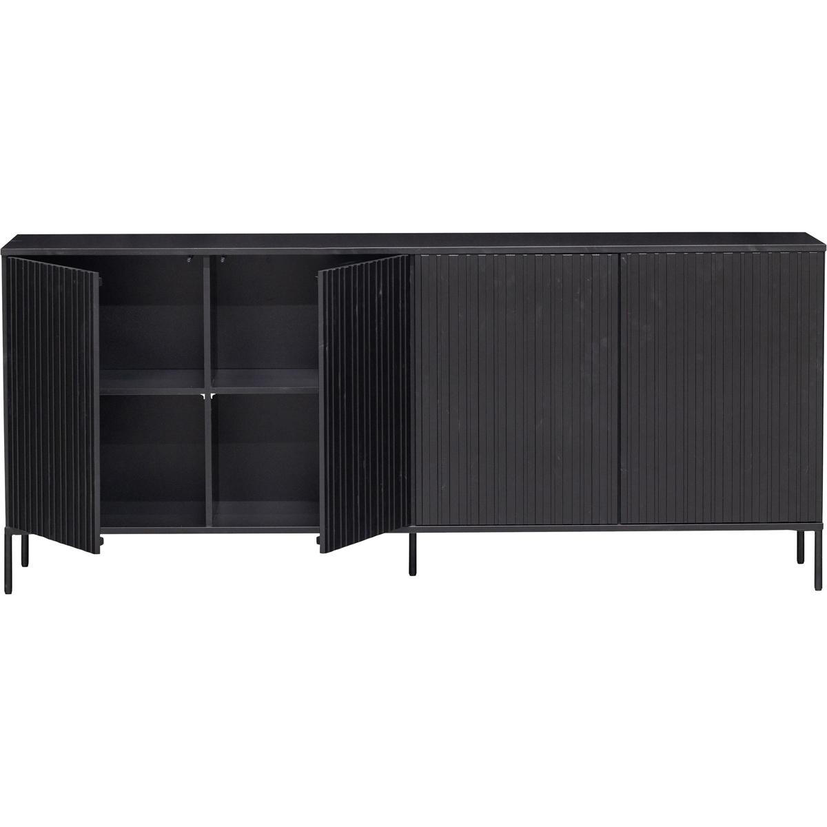 Dressoir Gravure New Grenen Zwart