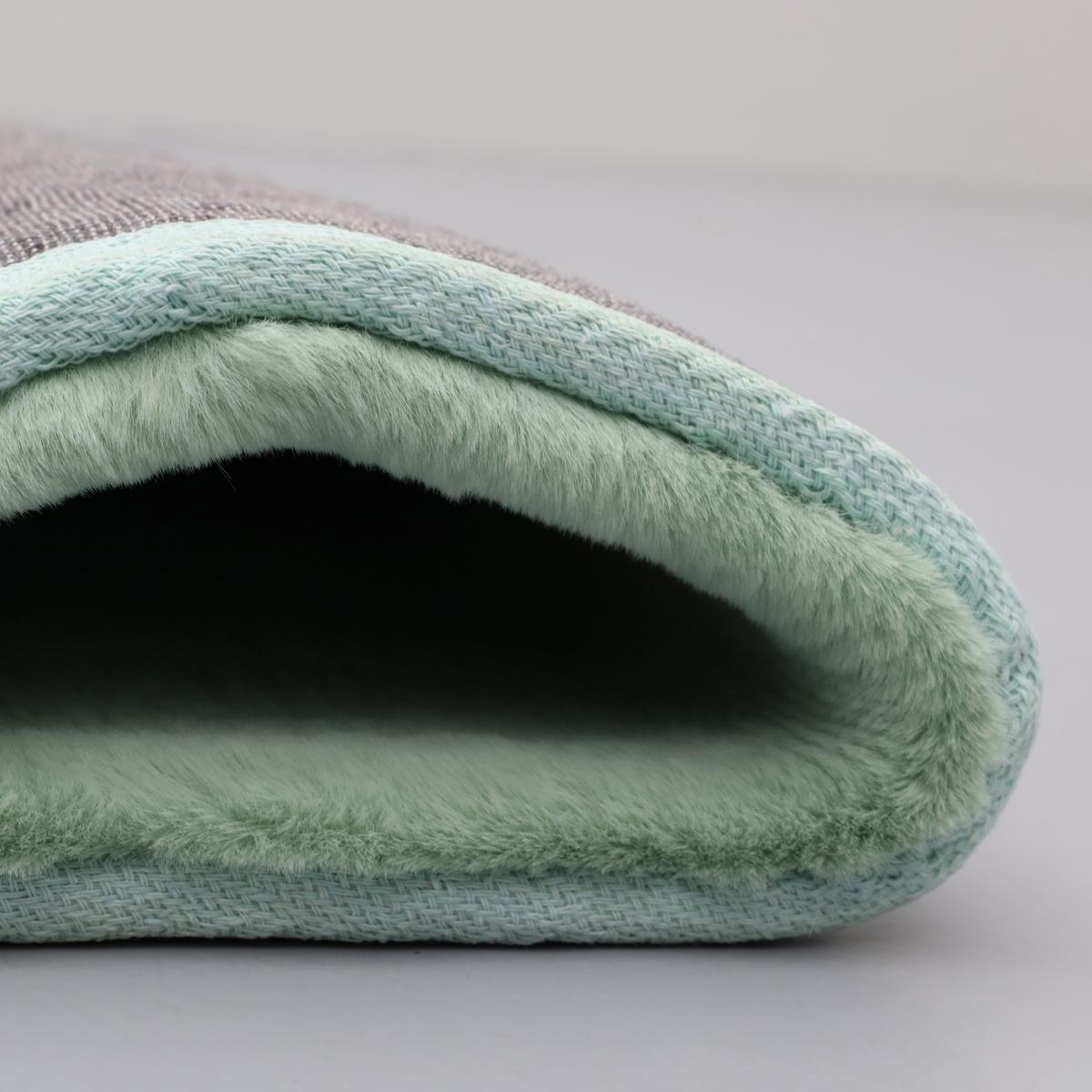 Vloerkleed Perry mintgroen 80 rond