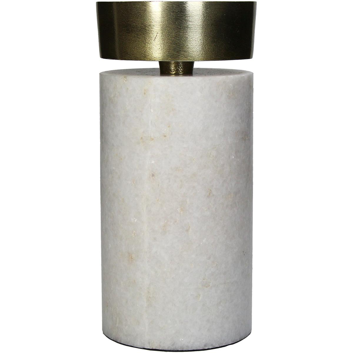 Waxinelichthouder Marble 20cm hoog