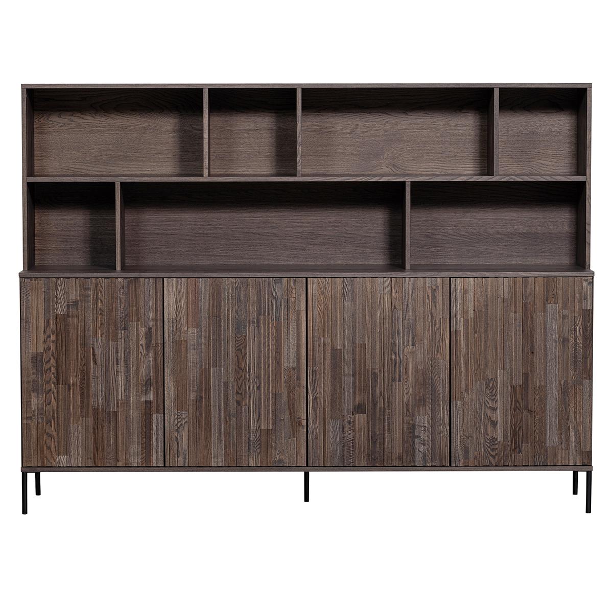 Wandkast Gravure New Essen Espresso