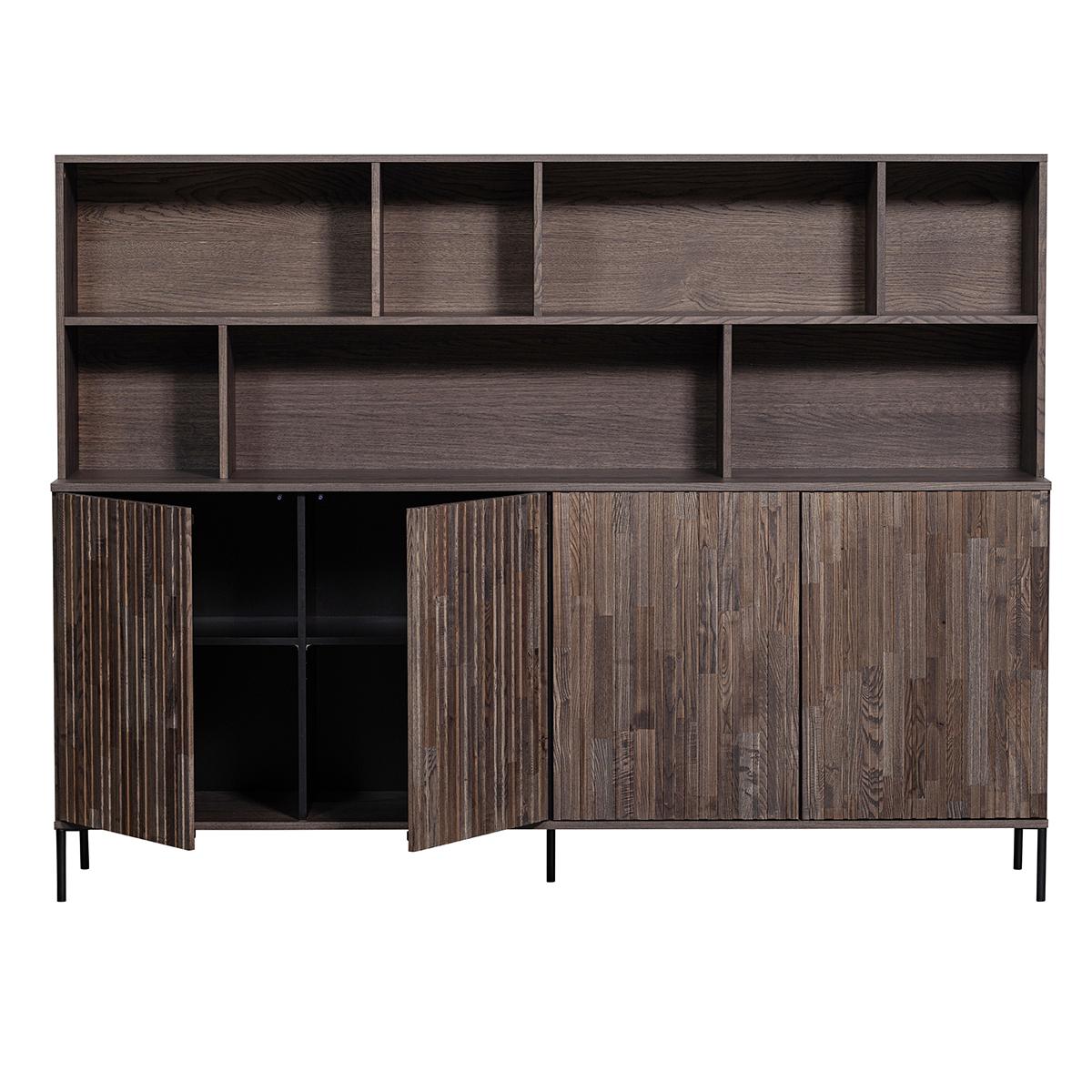Wandkast Gravure New Essen Espresso