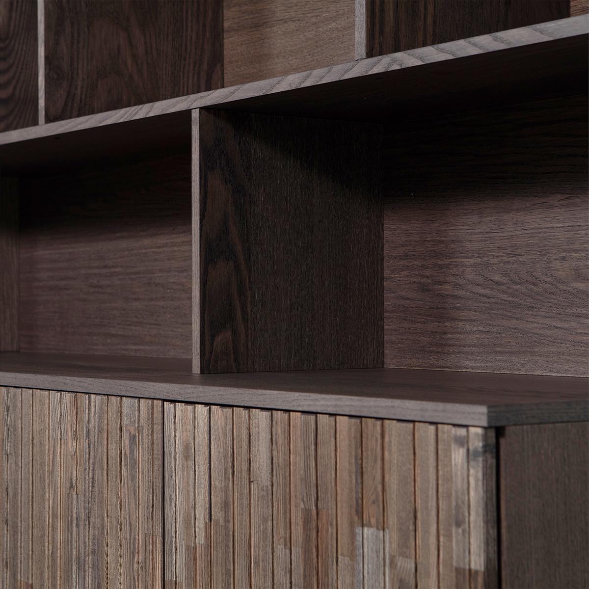 Wandkast Gravure New Essen Espresso