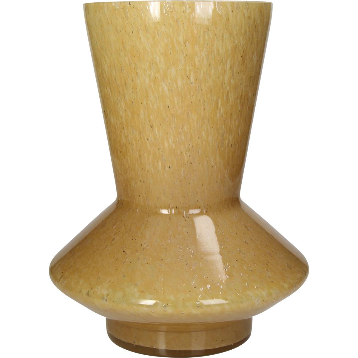 Vaas Oker glas 30 cm