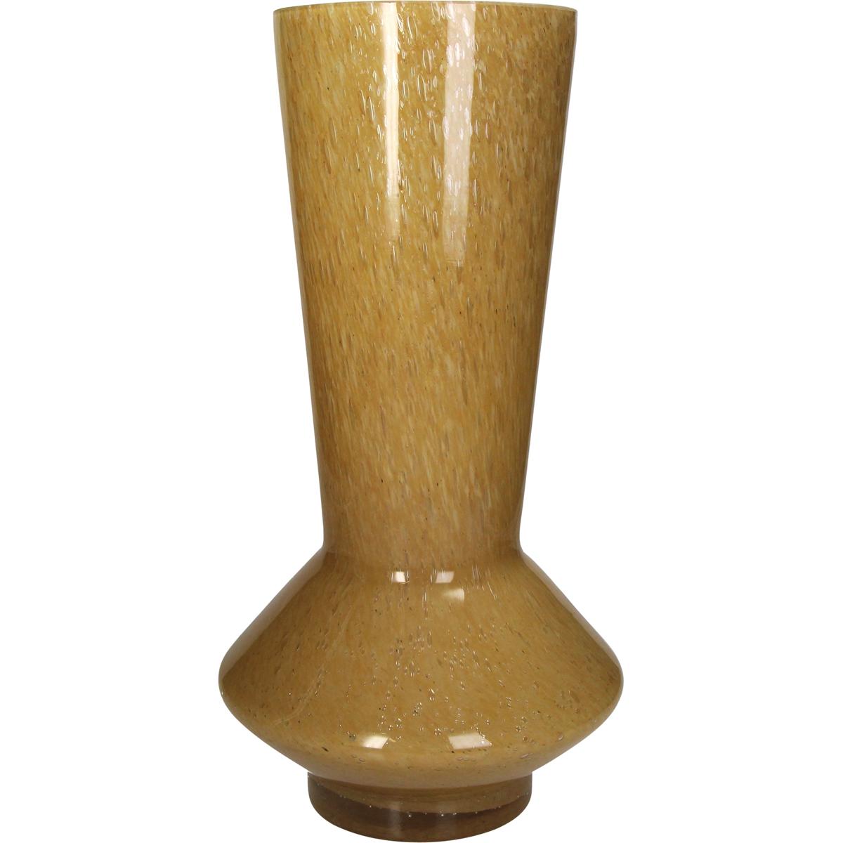 Vaas Oker glas 40 cm
