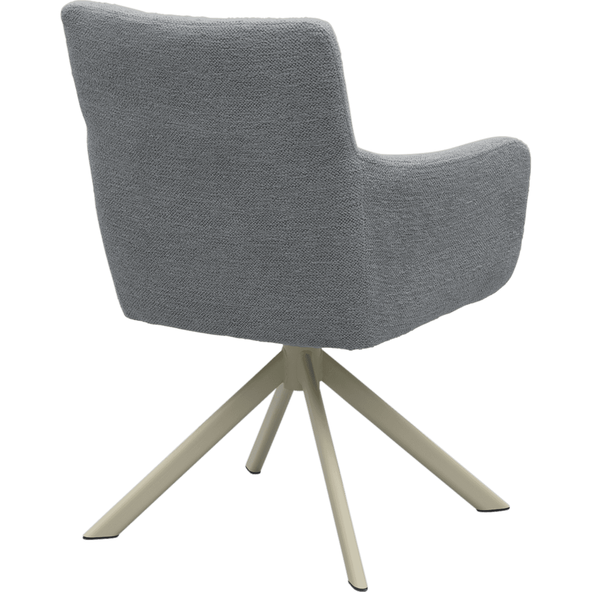 Eetkamerstoel Jule Genua Steel met beige frame