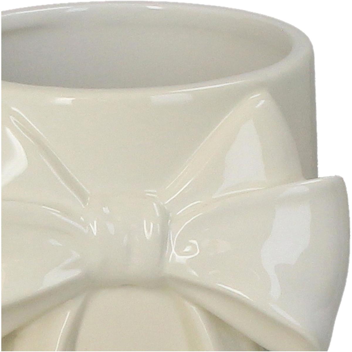 Vaas Strik Wit 18,5 cm hoog