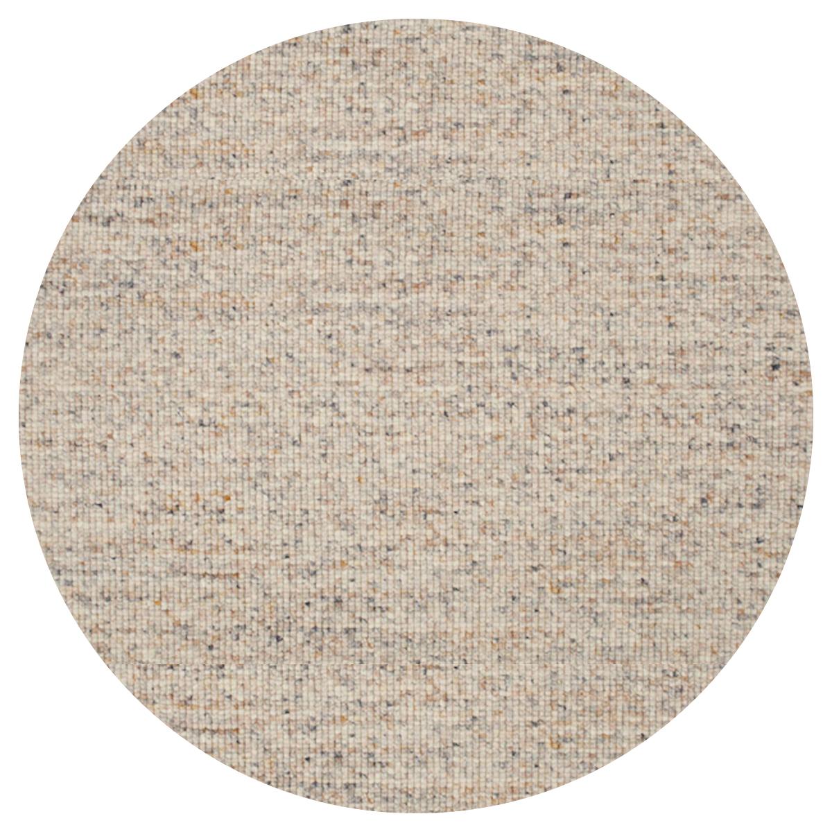 Vloerkleed Mango rond beige mix 16 Vloerkleed Mango rond beige mix 16