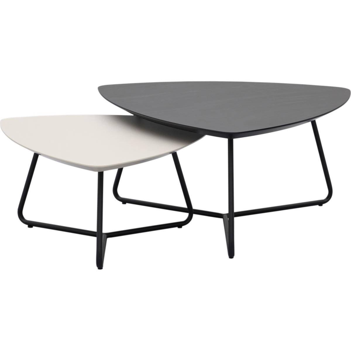 Salontafel Lynn Driehoek set van 2 Salontafel Lynn Driehoek set van 2